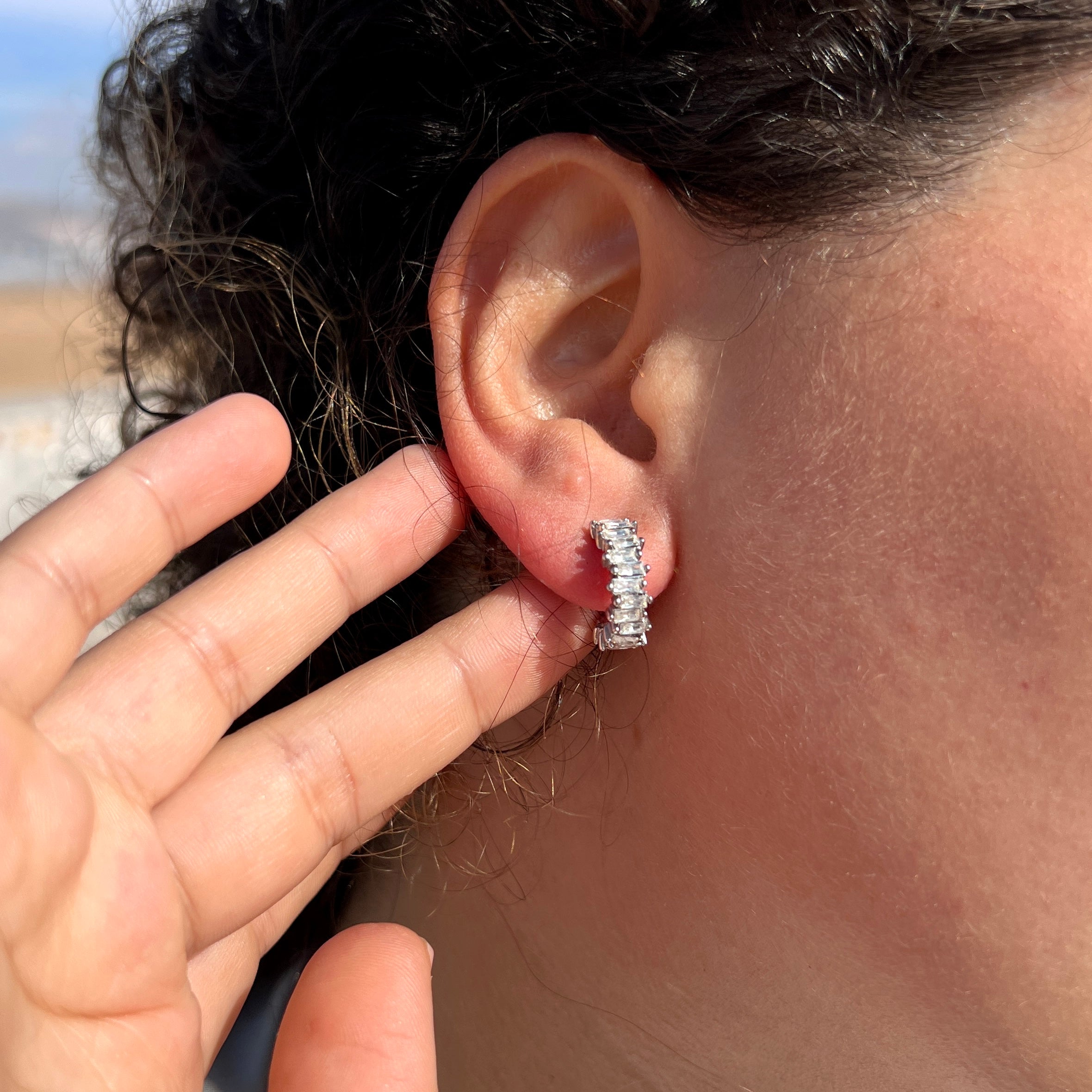 Boucles d’oreilles Cristal