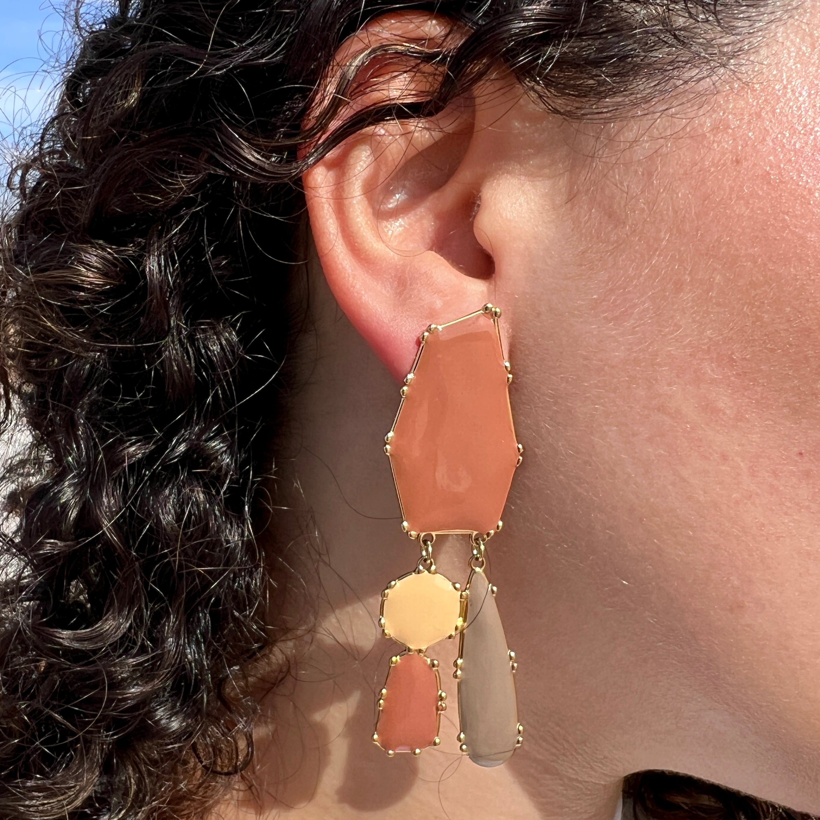 Boucles d’oreilles Brownie