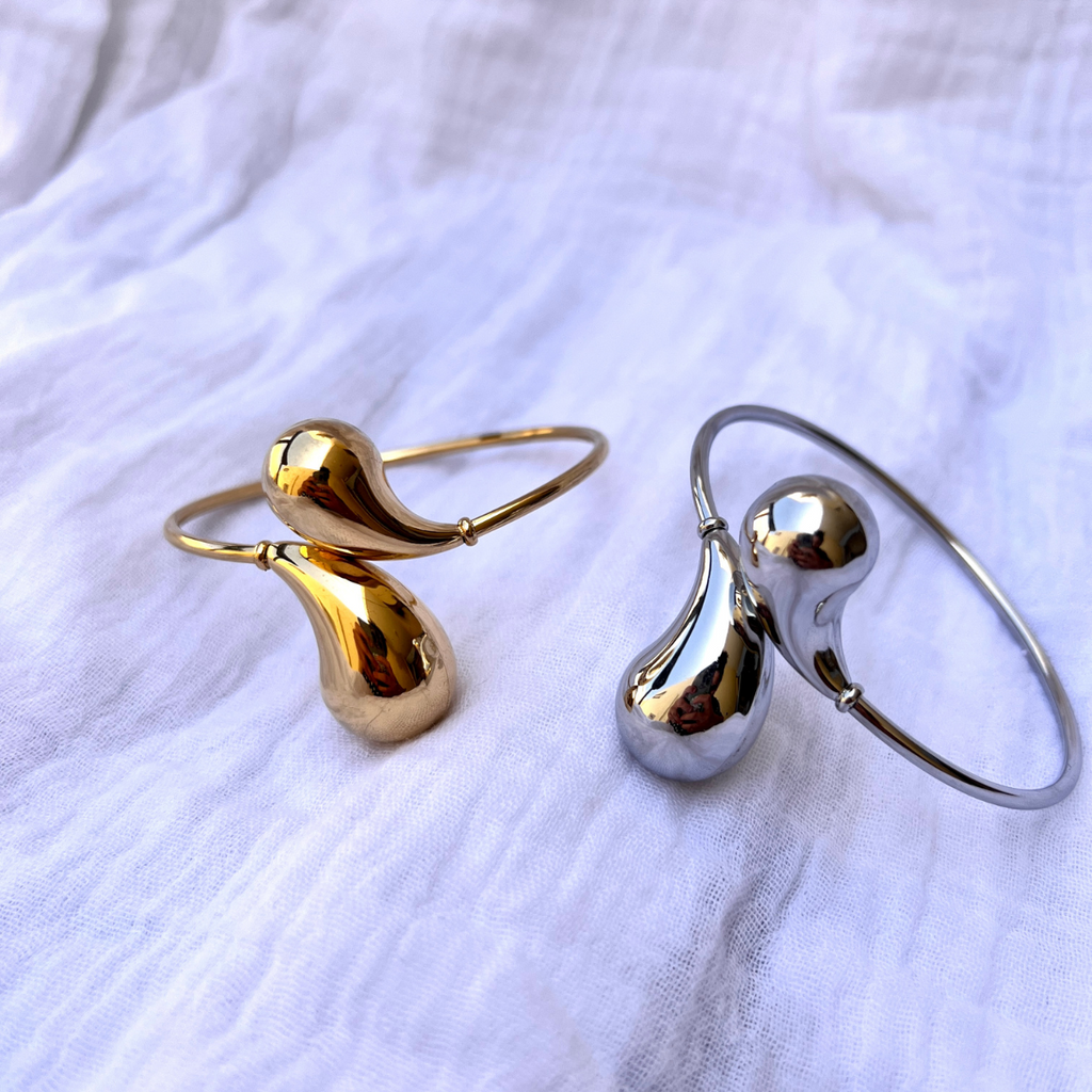 Bracelet Larme argenté